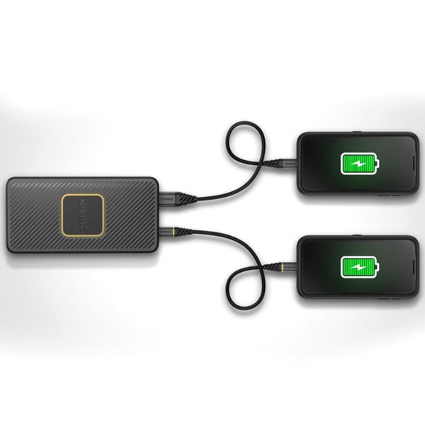 OtterBox Powerbank USB-C - 15.000 mAh - Draadloos opladen - Power Delivery - Zwart