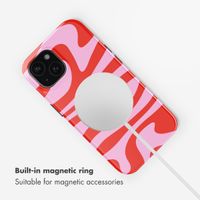Selencia Vivid Back Cover with MagSafe Apple iPhone 15 - Dream Swirl Pink