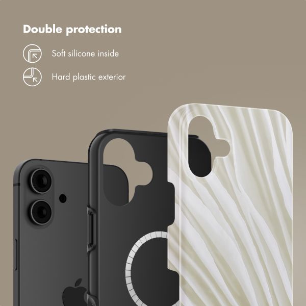 Selencia Vivid Back Cover with MagSafe Apple iPhone 16 - Nature Light Brown