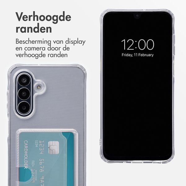 imoshion Softcase Backcover met pasjeshouder Samsung Galaxy A18 (4G) / A17 (4G/5G) - Transparant
