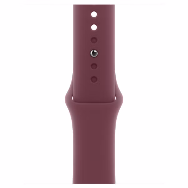Apple Sport Band Apple Watch Series 1 t/m 9 / SE (38/40/41 mm) | Series 10 / 11 (42 mm) - Maat M/L - Mulberry