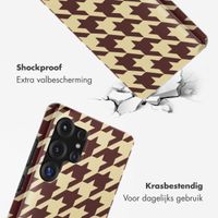 Selencia Vivid Backcover Samsung Galaxy S25 Ultra - Pied-de-Poule