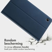 Accezz Classic Tablet Case Samsung Galaxy Tab A9 8.7 inch - Donkerblauw