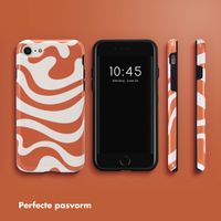 Selencia Vivid Tough Backcover iPhone SE (2022 / 2020) / 8 / 7 / 6(s) - Dream Swirl Orange