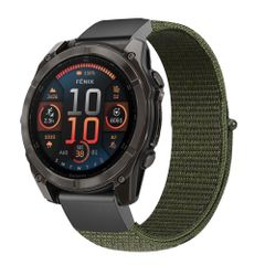 imoshion QuickFit® Nylon bandje  - Garmin 22 mm aansluiting - Maat L/XL - Groen