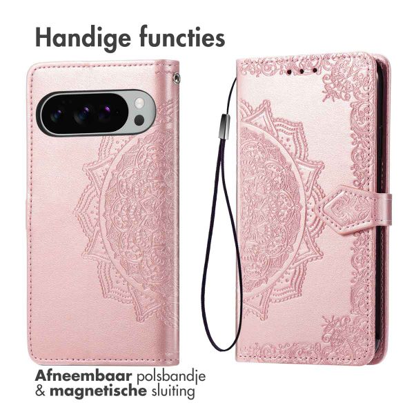 imoshion Mandala Bookcase Google Pixel 10 Pro XL - Rose Gold