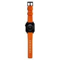 Nomad Rugged band FKM Apple Watch Series 1 t/m 10 / SE / Ultra (2) (44/45/46/49 mm) - Zwart/Oranje