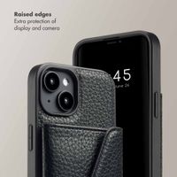 Selencia Sera Phone Case with Cord and Envelope Card Holder Apple iPhone 14 - Black