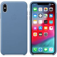 Apple Leather Backcover Apple iPhone Xs Max - Cornflower