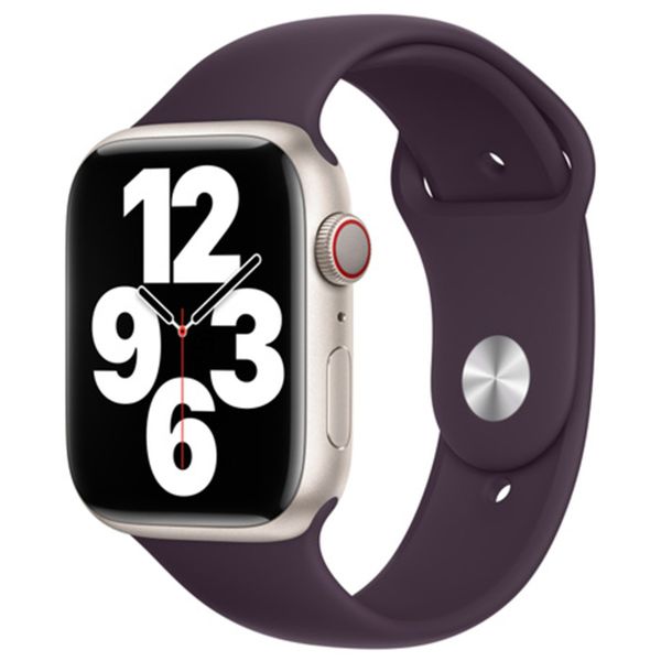 Apple 4 Pack Sport Band voor de Apple Watch | 44/45/46/49 mm - White/ (Product)RED/ Clover/ Elderberry