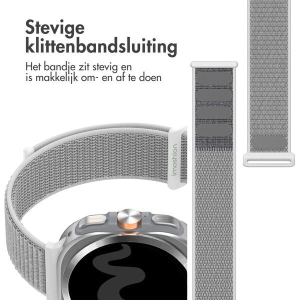 imoshion Nylon bandje Samsung Galaxy Watch Ultra (2024/2025) - Seashell
