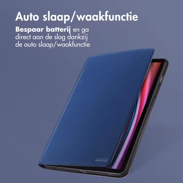 Accezz Classic Tablet Case Samsung Galaxy Tab S10 Plus / Tab S9 FE Plus / Tab S9 Plus - Donkerblauw