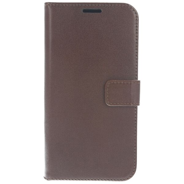 Valenta Leather Bookcase iPhone 12 Mini - Bruin