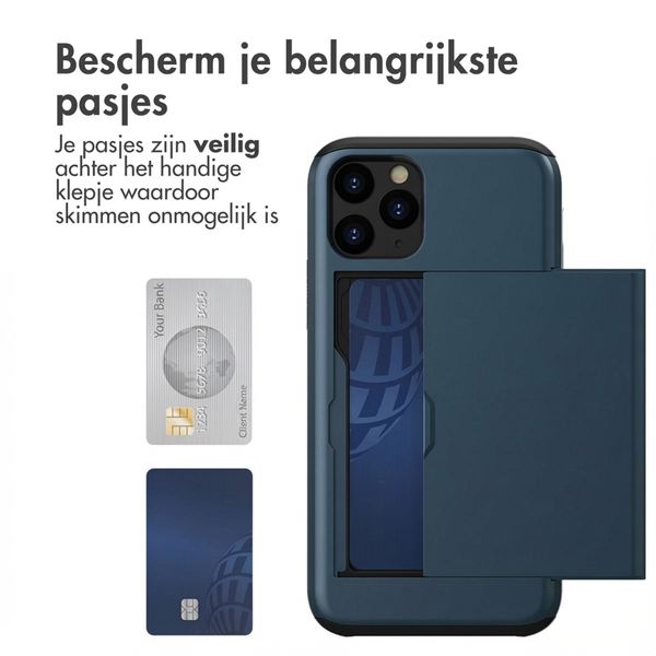 imoshion Backcover met pasjeshouder Apple iPhone 11 Pro - Donkerblauw