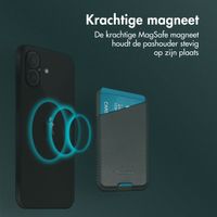 Accezz Leren Kaarthouder - Geschikt voor MagSafe en Qi2 - Cedar Green