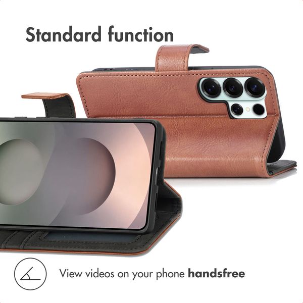 imoshion Luxury Bookcase Samsung Galaxy S26 Ultra - Brown