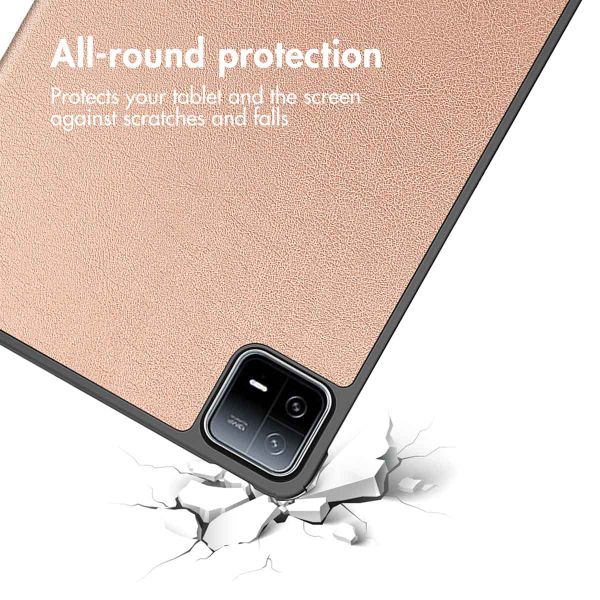 imoshion Trifold Bookcase Xiaomi Pad 6 / 6 Pro - Rosé Goud