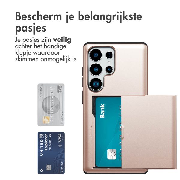 imoshion Backcover met pasjeshouder Samsung Galaxy S25 Ultra - Rosé Goud