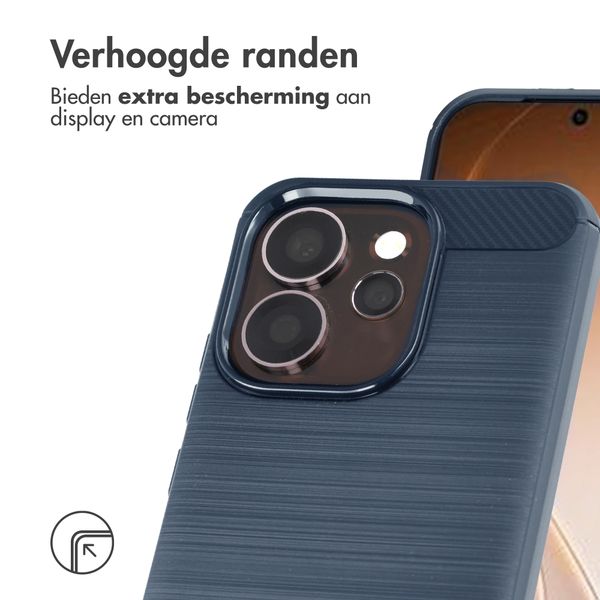 imoshion Brushed Backcover Oppo Reno15 Pro (5G) - Donkerblauw