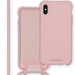 imoshion Color Backcover met afneembaar koord iPhone Xs / X - Roze