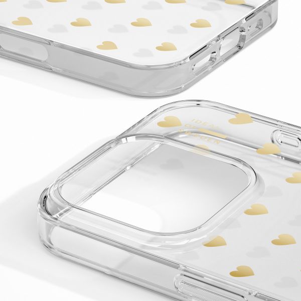 iDeal of Sweden Mirror Case Apple iPhone 16 Pro - Golden Hearts