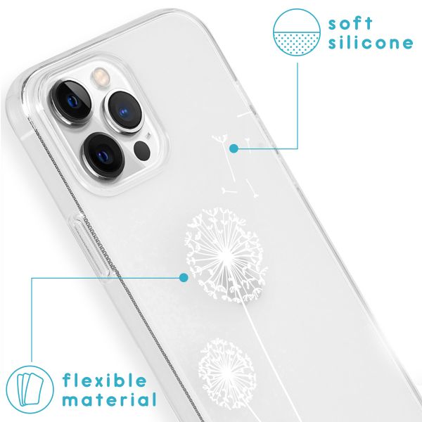 imoshion Design hoesje Apple iPhone 13 Pro - Paardenbloem -Wit