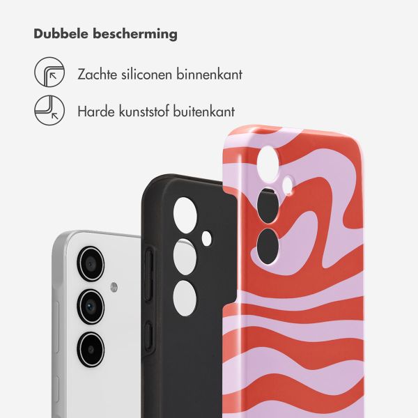 Selencia Vivid Backcover Samsung Galaxy A35 - Dream Swirl Pink