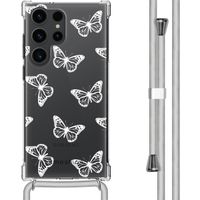 imoshion Design hoesje met koord Samsung Galaxy S23 Ultra - Butterfly