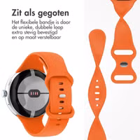 imoshion Siliconen⁺ bandje Google Pixel Watch 3 / 4 (45 mm) - Maat L - Oranje