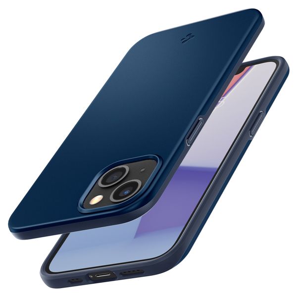 Spigen Thin Fit Backcover iPhone 13 - Blauw