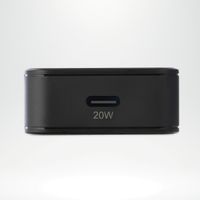imoshion Powerbank 20.000 mAh + Accezz Ultra Slim GaN Oplader + Accezz USB-C naar USB-C kabel - 1 meter - Zwart