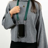 imoshion Backcover met koord - Nylon iPhone 11 - Groen