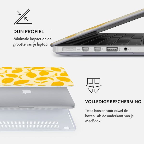 Burga Hardshell Cover Apple MacBook Air 13 inch (2018-2020) - Lemon Tart