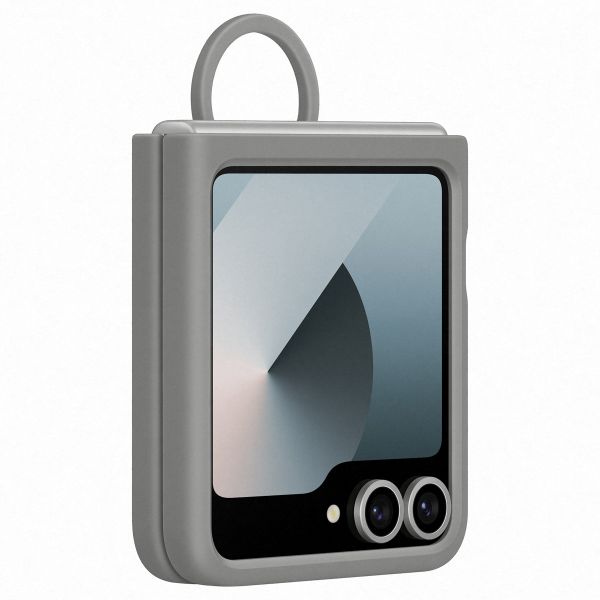 Samsung Originele Silicone Cover Ring Samsung Galaxy Z Flip 6 / Flip 7 FE - Gray