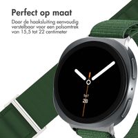 imoshion Nylon Alpine bandje Samsung Galaxy Watch 8 (40/44mm) / Classic (46mm) - Donkergroen