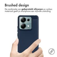 imoshion Brushed Backcover Xiaomi Redmi Note 13 Pro (5G) / Poco X6 - Donkerblauw