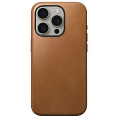 Nomad Modern Leather Case iPhone 15 Pro - English Tan