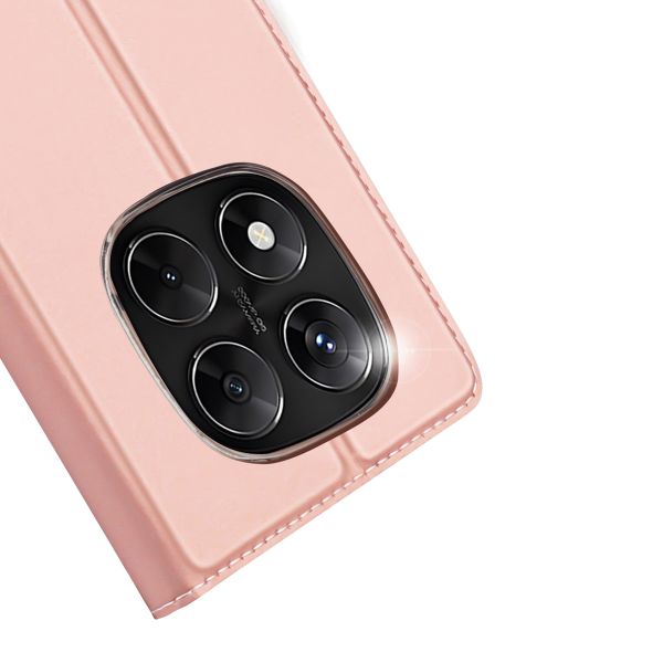 Dux Ducis Slim Softcase Bookcase Xiaomi Redmi Note 14 Pro (5G) - Rosé Goud