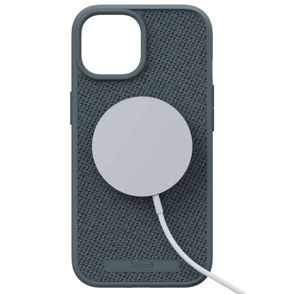 Njorð Collections Fabric MagSafe Case iPhone 15 - Dark Grey