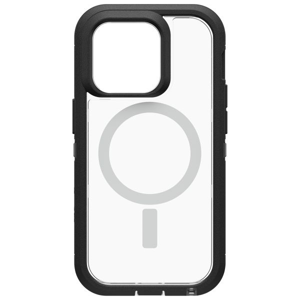 OtterBox Defender Rugged Backcover met MagSafe iPhone 14 Pro - Transparant / Zwart