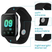 imoshion Siliconen bandje Oppo Watch 46 mm - Zwart