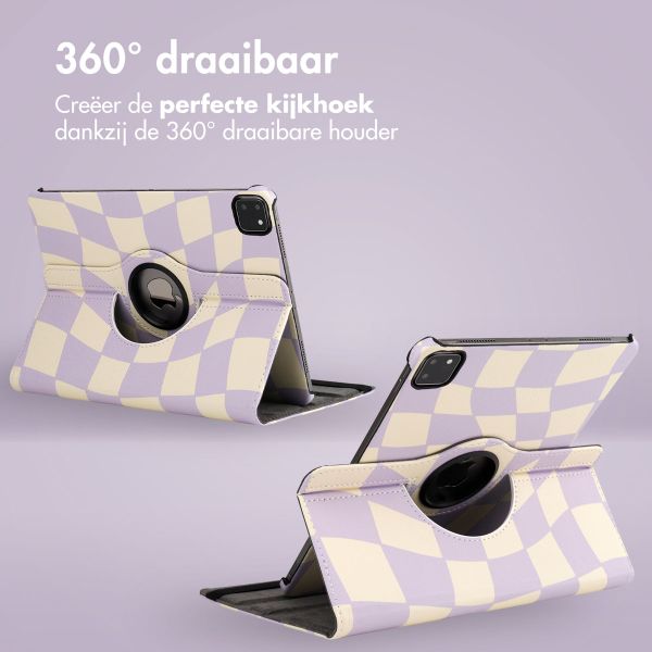 imoshion 360° Draaibare Design Bookcase iPad Pro 11 (2018/2020/2021/2022) - Dancing Cubes