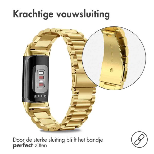 imoshion Stalen bandje Fitbit Charge 5 - Goud