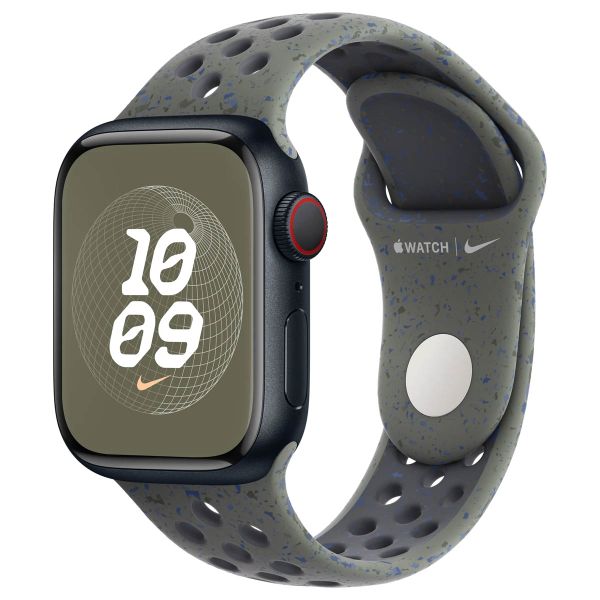 Apple Nike Sport Band voor de Apple Watch Series 1 t m 9 SE 38 40 41 mm Series 10 42 mm Maat M L Cargo Khaki Smartphonehoesjes