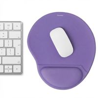 imoshion Ergonomische muismat - Muismat met polssteun - 30 x 25 cm - Lila