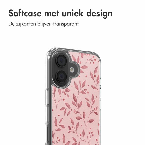 imoshion Design hoesje Apple iPhone 16 - Berry Love