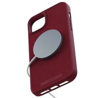 Njorð Collections Suède Comfort+ Case MagSafe iPhone 15 Plus - Red