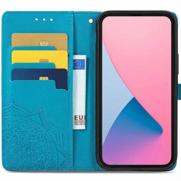 imoshion Mandala Bookcase Apple iPhone 13 Pro - Turquoise