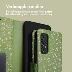 imoshion Design Bookcase Samsung Galaxy A53 - Green Flowers