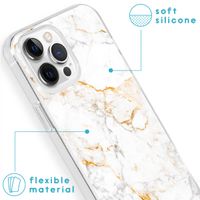 imoshion Design hoesje Apple iPhone 13 Pro - White Marble